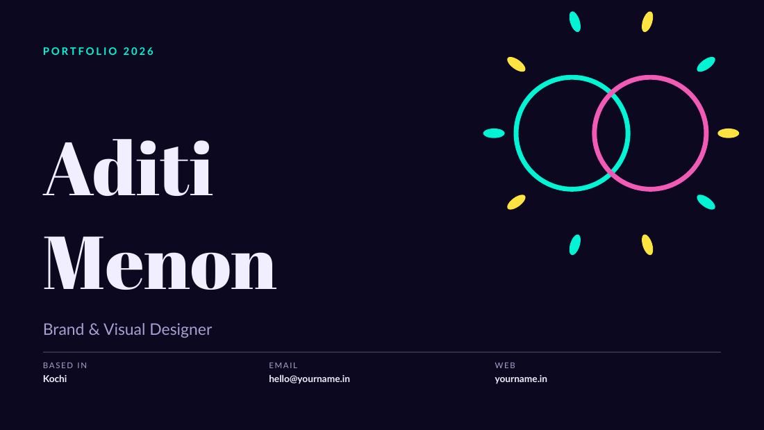 Aditi Menon (Neon Night) — cover slide
