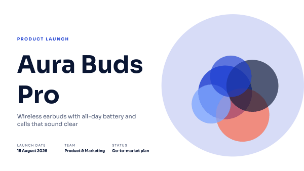 Aura Buds Pro (Cobalt) — preview
