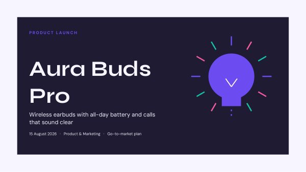 Aura Buds Pro (Soft Lilac) — preview