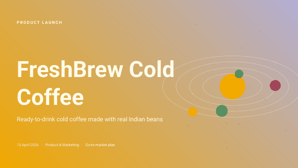FreshBrew Cold Coffee (Butter) — preview