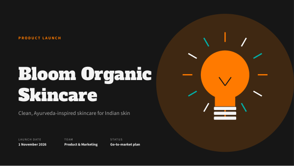 Bloom Organic Skincare (Charcoal Orange) — preview