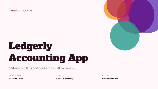Ledgerly Accounting App (Berry) — preview
