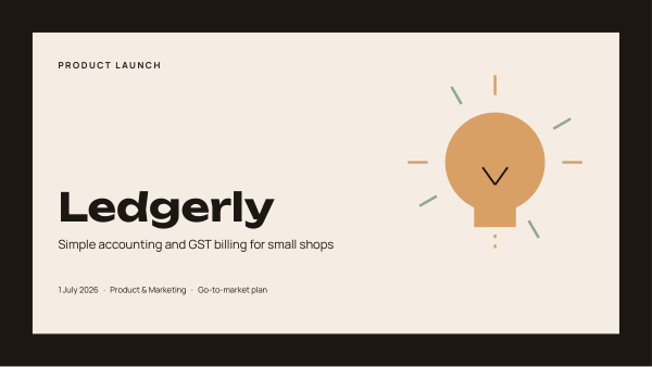 Ledgerly (Espresso) — preview