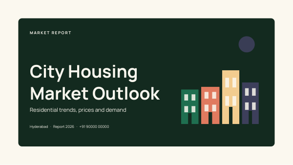 City Housing Market Outlook (Cream Green) — preview