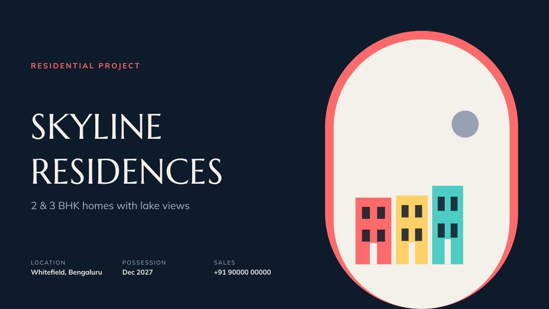 Skyline Residences (Navy Coral) — cover slide