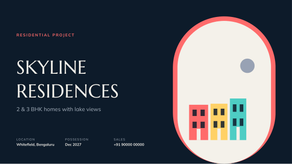 Skyline Residences (Navy Coral) — preview