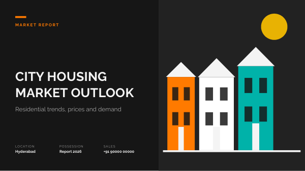 City Housing Market Outlook (Charcoal Orange) — preview
