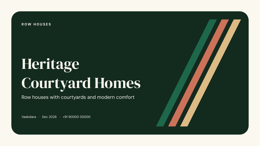 Heritage Courtyard Homes (Cream Green) — cover slide