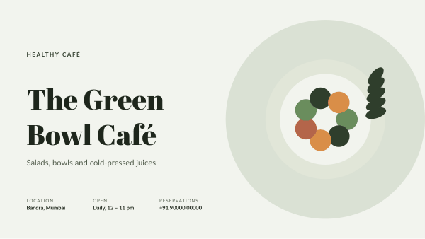 The Green Bowl Café (Sage) — preview