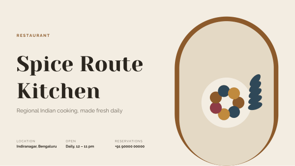 Spice Route Kitchen (Kraft) — preview