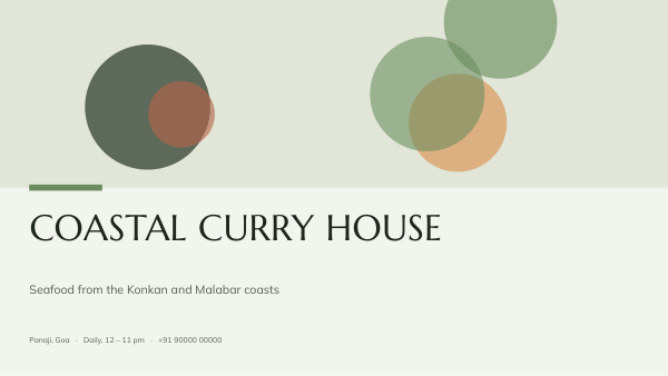 Coastal Curry House — preview