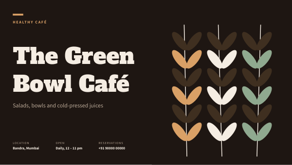 The Green Bowl Café (Espresso) — preview