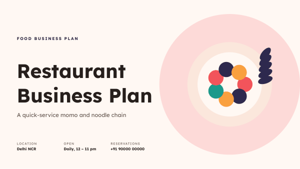 Restaurant Business Plan (Paper Coral) — preview