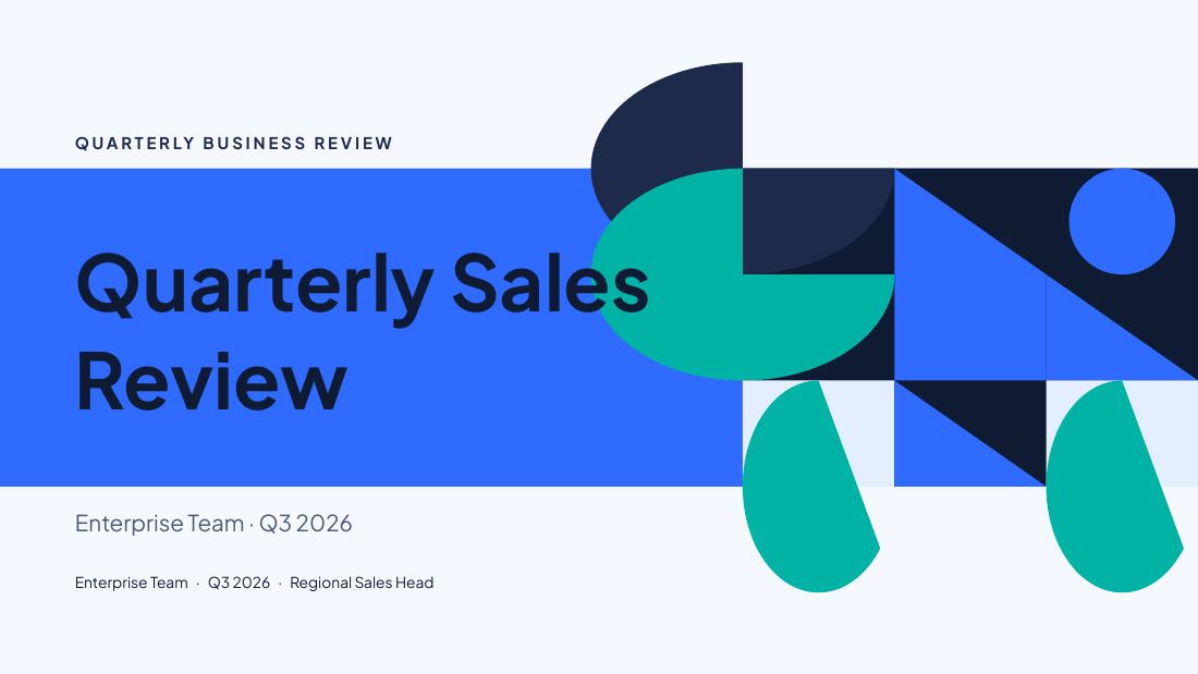 Quarterly Sales Review (Sky) — cover slide