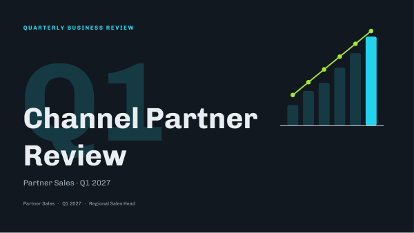 Channel Partner Review (Gunmetal Cyan) — preview