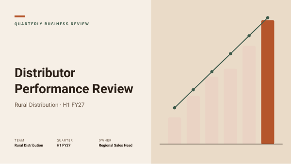 Distributor Performance Review (Sand Terracotta) — preview