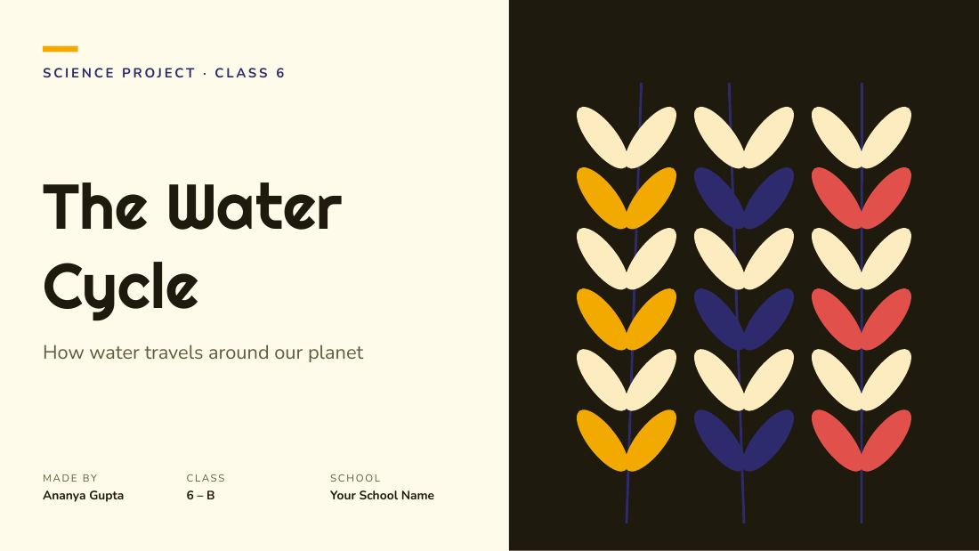 The Water Cycle (Butter) — cover slide