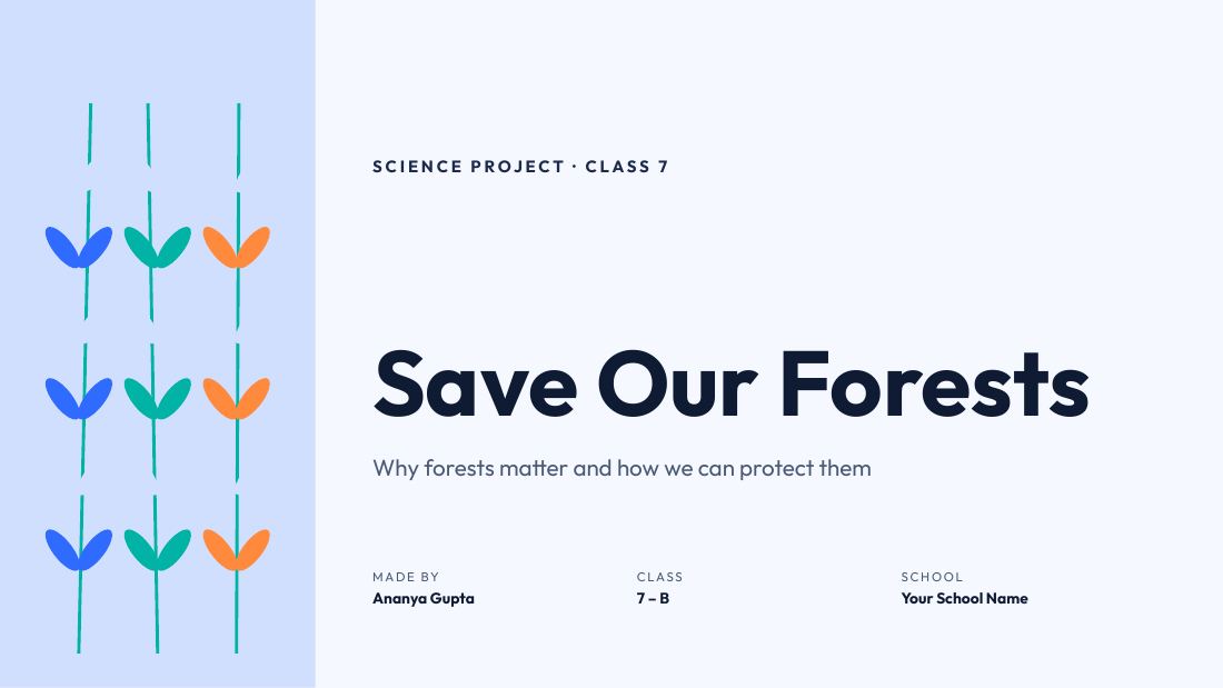 Save Our Forests (Sky) — cover slide