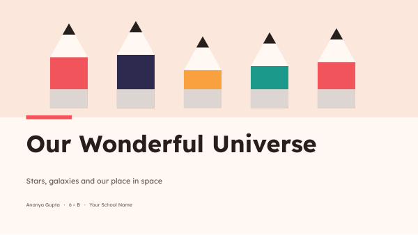 Our Wonderful Universe (Paper Coral) — preview