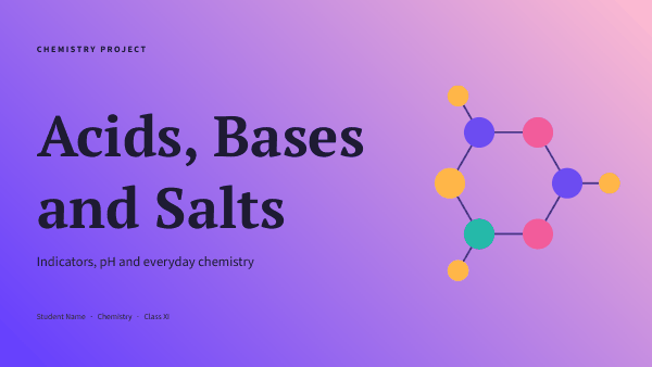 Acids, Bases and Salts (Soft Lilac) — preview