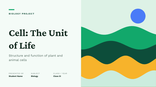 Cell: The Unit of Life (Fresh Mint) — preview