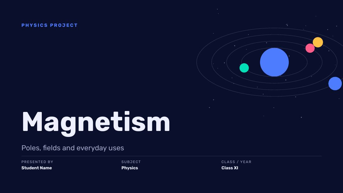 Magnetism (Ink Blue) — cover slide