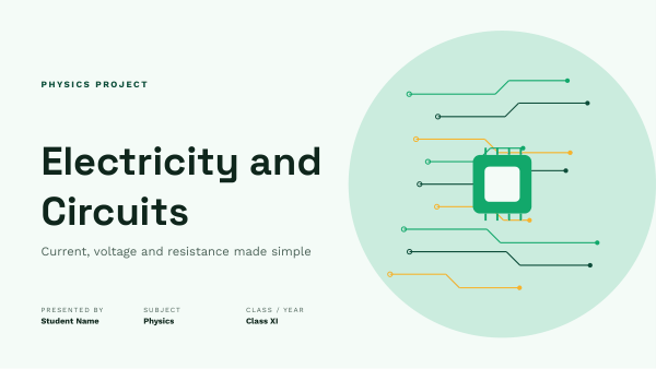 Electricity and Circuits (Fresh Mint) — preview