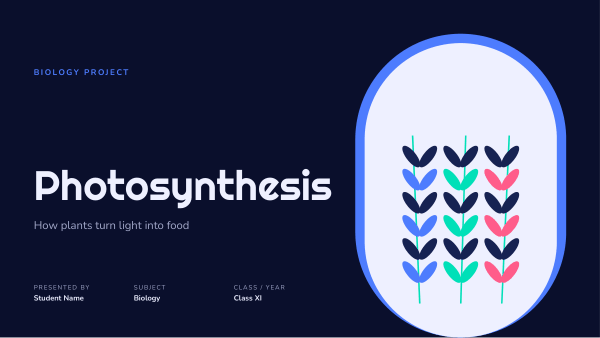 Photosynthesis (Ink Blue) — preview