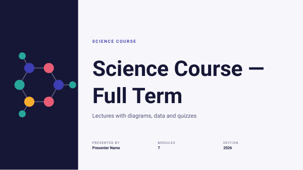 Science Course — Full Term — Science (long) — preview