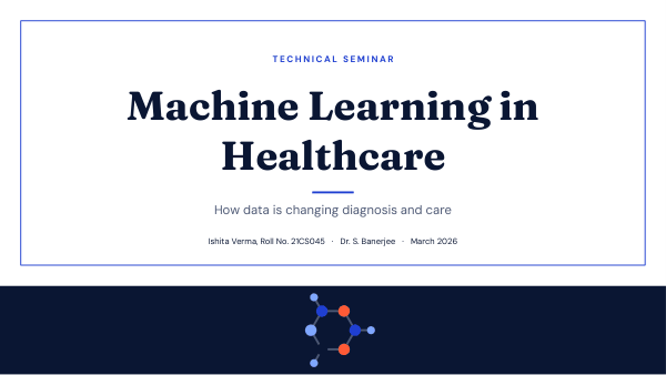 Machine Learning in Healthcare (Cobalt) — preview