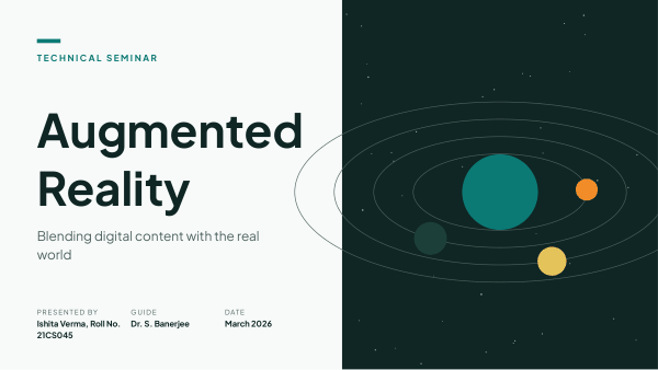 Augmented Reality (Teal Orange) — preview