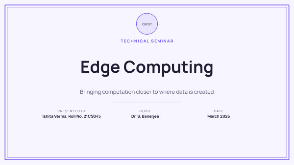 Edge Computing (Soft Lilac) — preview