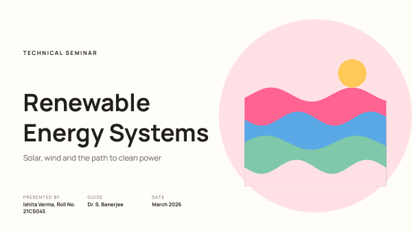 Renewable Energy Systems (Pastel Pop) — preview