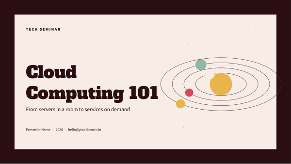 Cloud Computing 101 (Oxblood) — preview