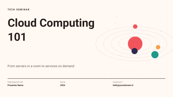 Cloud Computing 101 (Paper Coral) — preview
