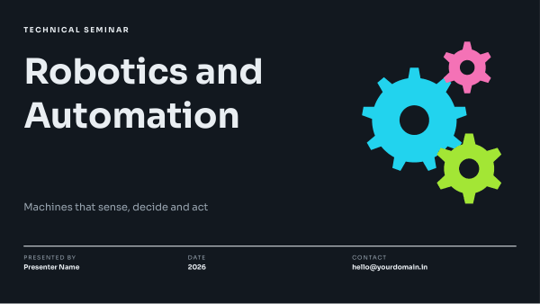 Robotics and Automation (Gunmetal Cyan) — preview
