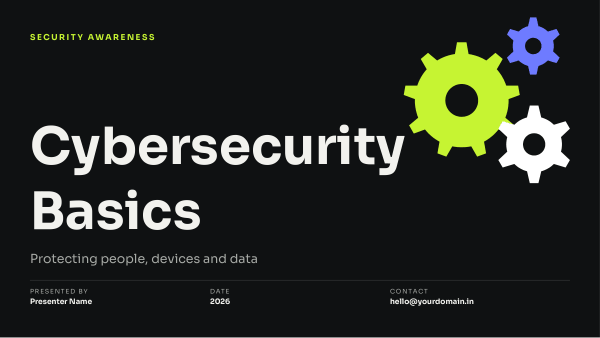 Cybersecurity Basics (Obsidian Lime) — preview