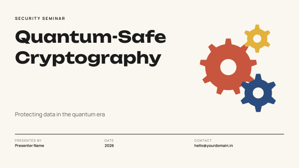 Quantum-Safe Cryptography (Ivory Ink) — preview