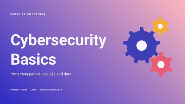 Cybersecurity Basics (Indigo Light) — preview
