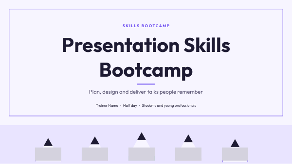 Presentation Skills Bootcamp (Soft Lilac) — preview
