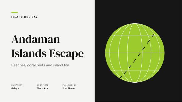 Andaman Islands Escape (Grey Lime) — preview
