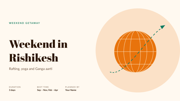Weekend in Rishikesh (Saffron) — preview