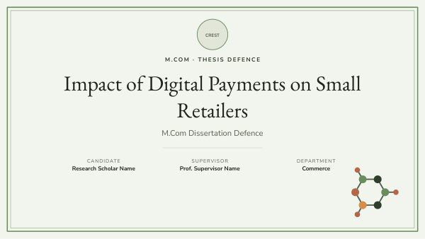 Impact of Digital Payments on Small Retailers — preview