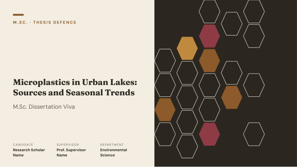 Microplastics in Urban Lakes: Sources and Seasonal Trends (Kraft) — preview
