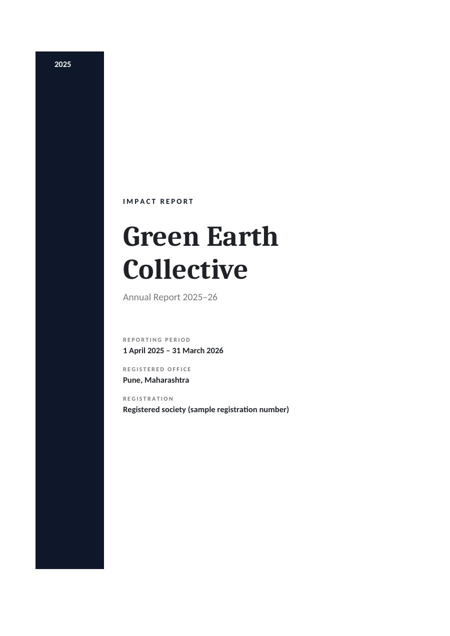 Green Earth Collective — Annual Report (full) — page 1