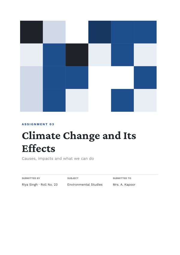 Climate Change — preview