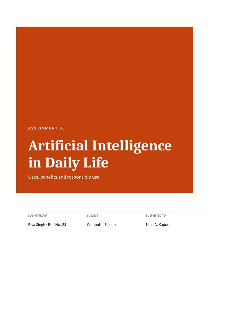 Artificial Intelligence in Daily Life (Block · Cambria) — page 1