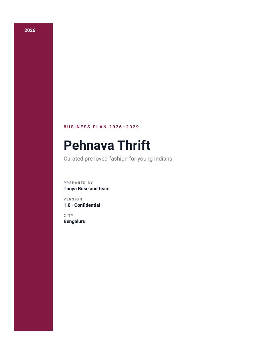 Pehnava Thrift (Sidebar · Roboto) — page 1
