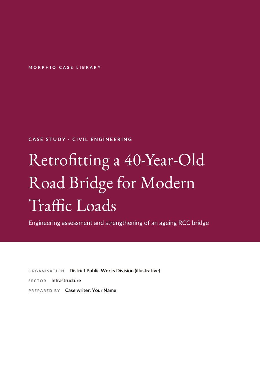 Retrofitting a 40-Year-Old Road Bridge for Modern Traffic Loads (Full Colour · EB Garamond) — page 1