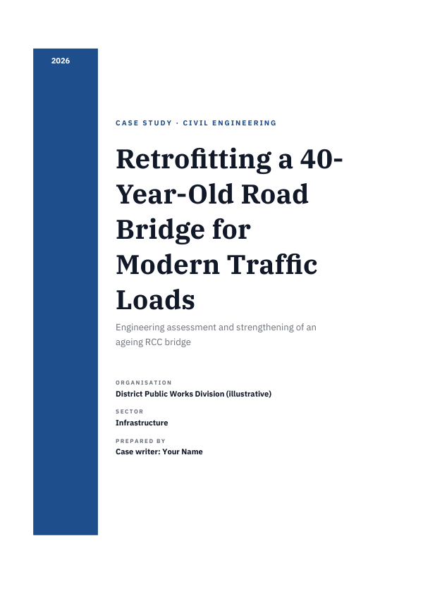Retrofitting a 40-Year-Old Road Bridge for Modern Traffic Loads (Sidebar · IBM Plex Serif) — preview